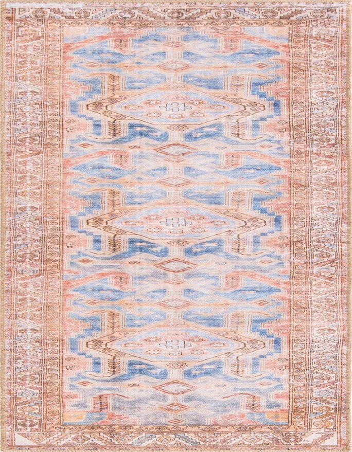 Detail image of 2' x 6' Washable Timeless Runner Rug