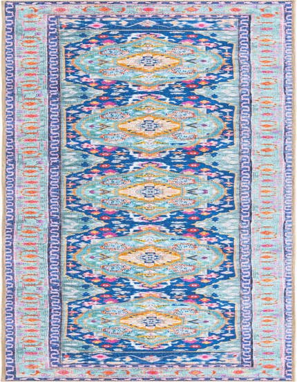 Detail image of 2' 6 x 12' Washable Timeless Runner Rug