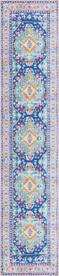 Detail image of 2' 6 x 12' Washable Timeless Runner Rug
