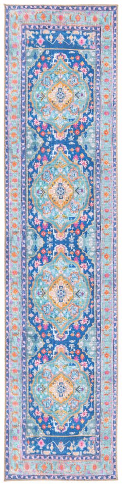 Detail image of 2' 6 x 10' Washable Timeless Runner Rug