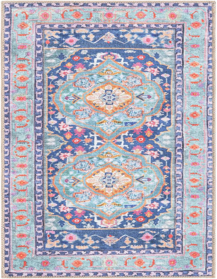 Detail image of 2' x 4' Washable Timeless Runner Rug