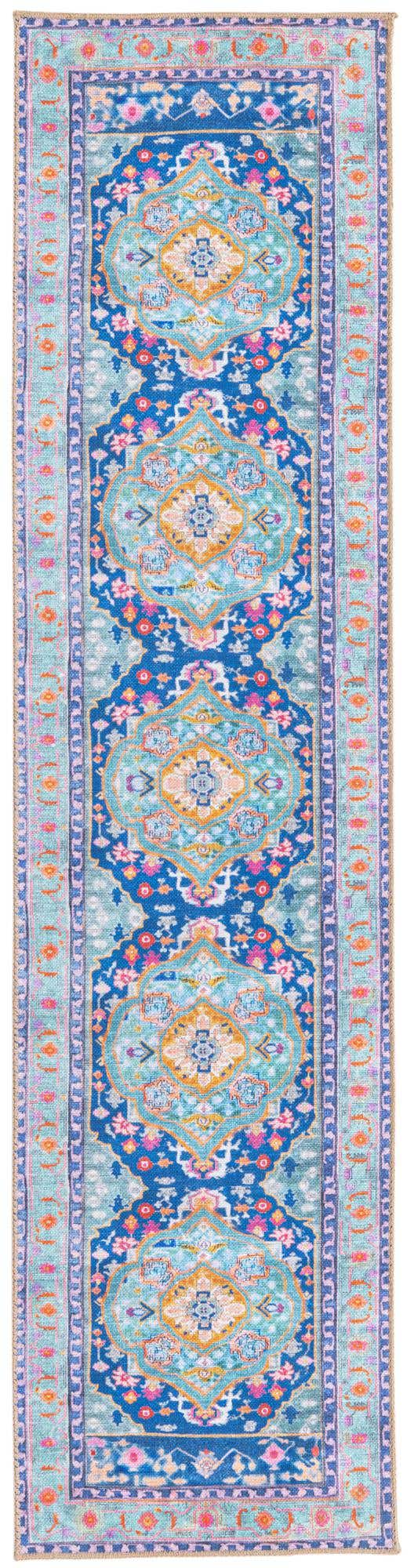 2' x 7' 10 Washable Timeless Runner Rug