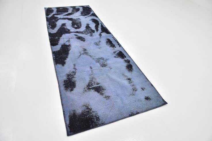 Detail image of 3' 2 x 9' 4 Hand Knotted Ultra Vintage Persian Wool Runner Rug