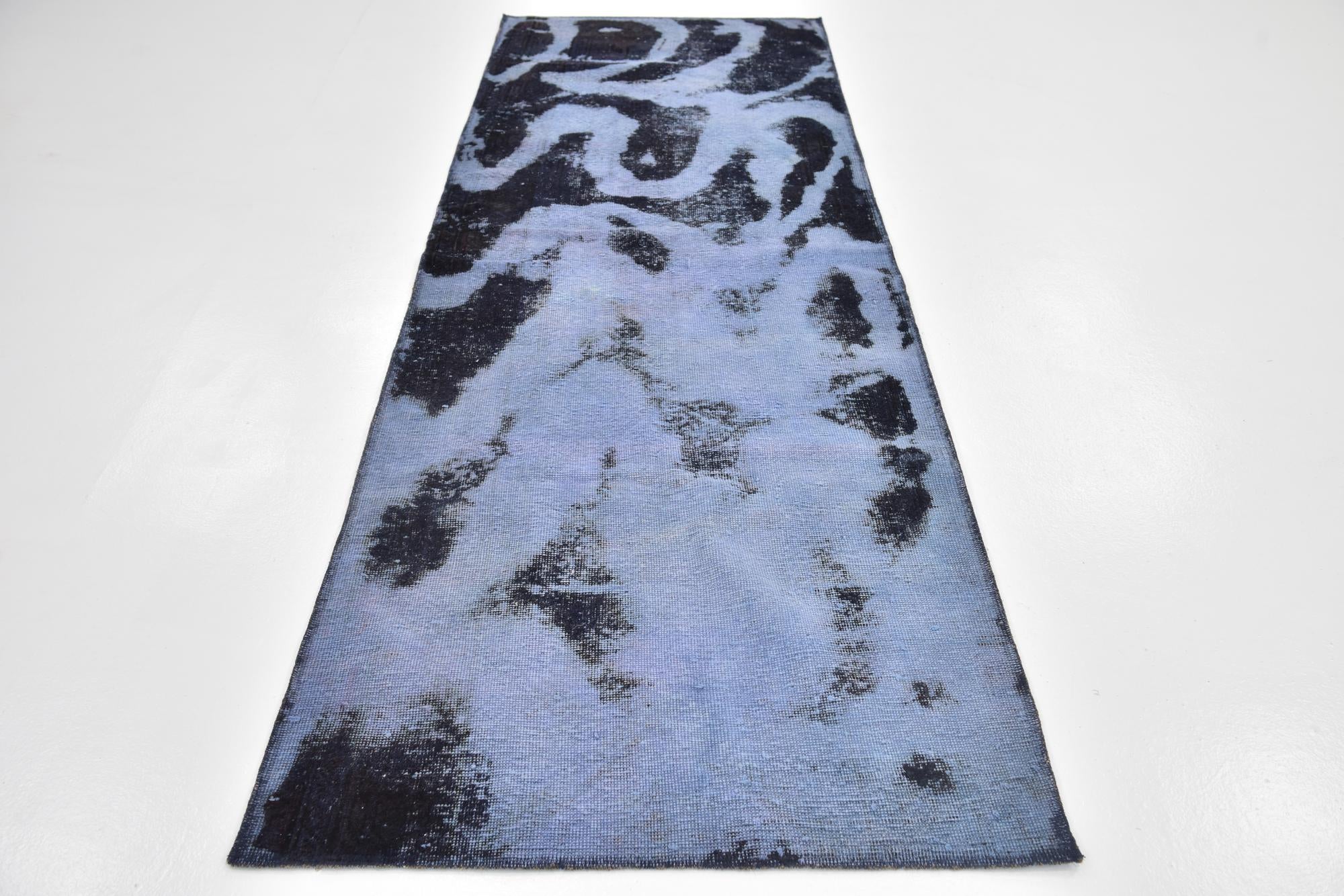 3' 2 x 9' 4 Hand Knotted Ultra Vintage Persian Wool Runner Rug