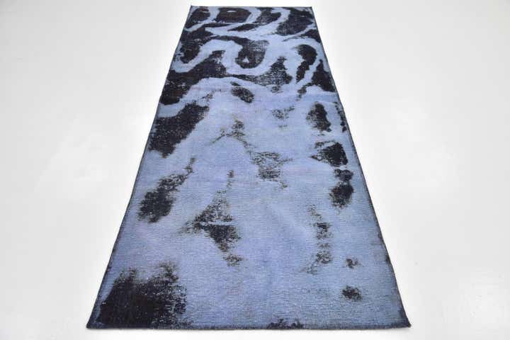 3' 2 x 9' 4 Hand Knotted Ultra Vintage Persian Wool Runner Rug