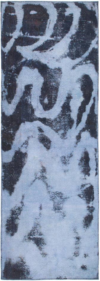 Detail image of 3' 2 x 9' 4 Hand Knotted Ultra Vintage Persian Wool Runner Rug