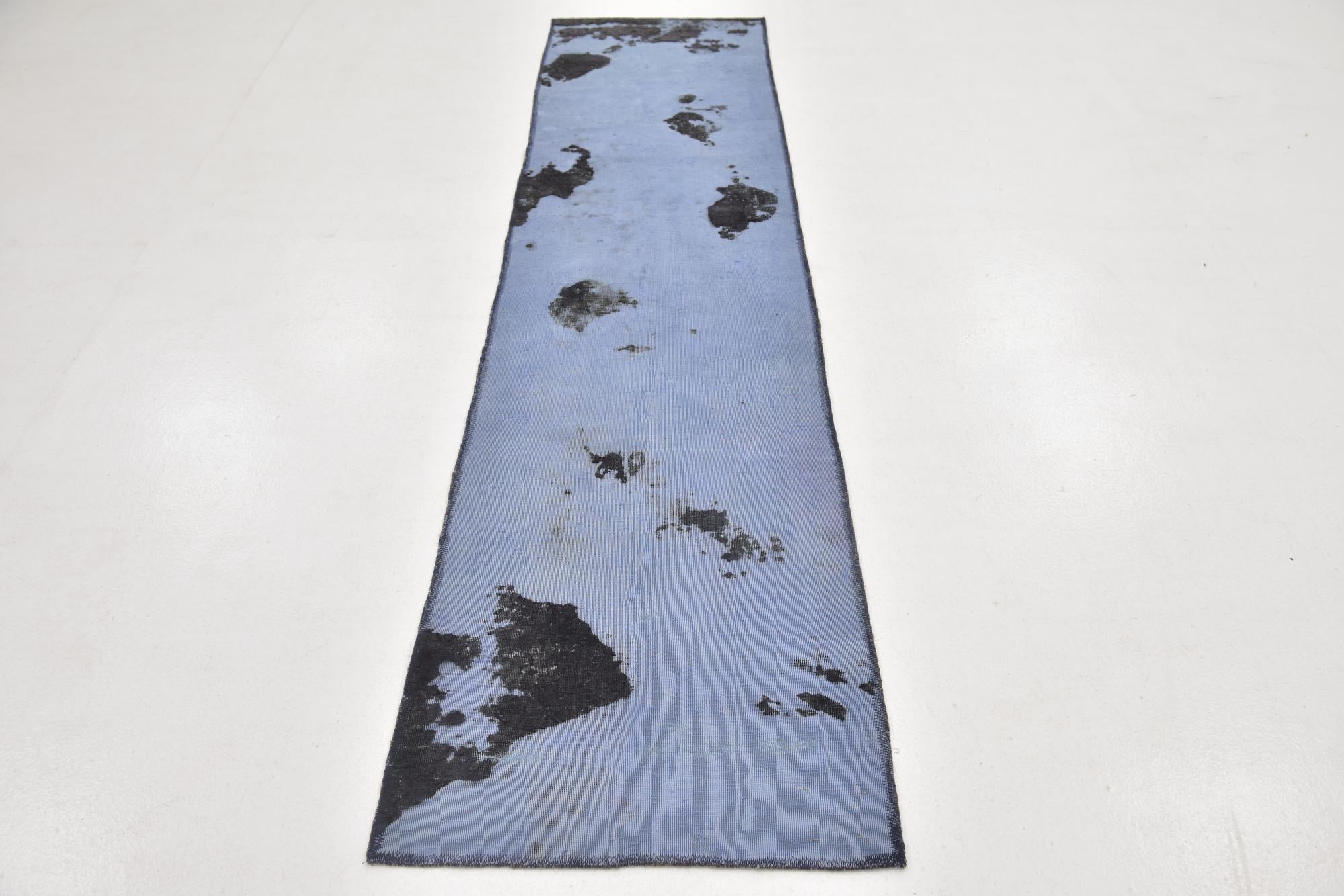 2' 2 x 9' 6 Hand Knotted Ultra Vintage Persian Wool Runner Rug