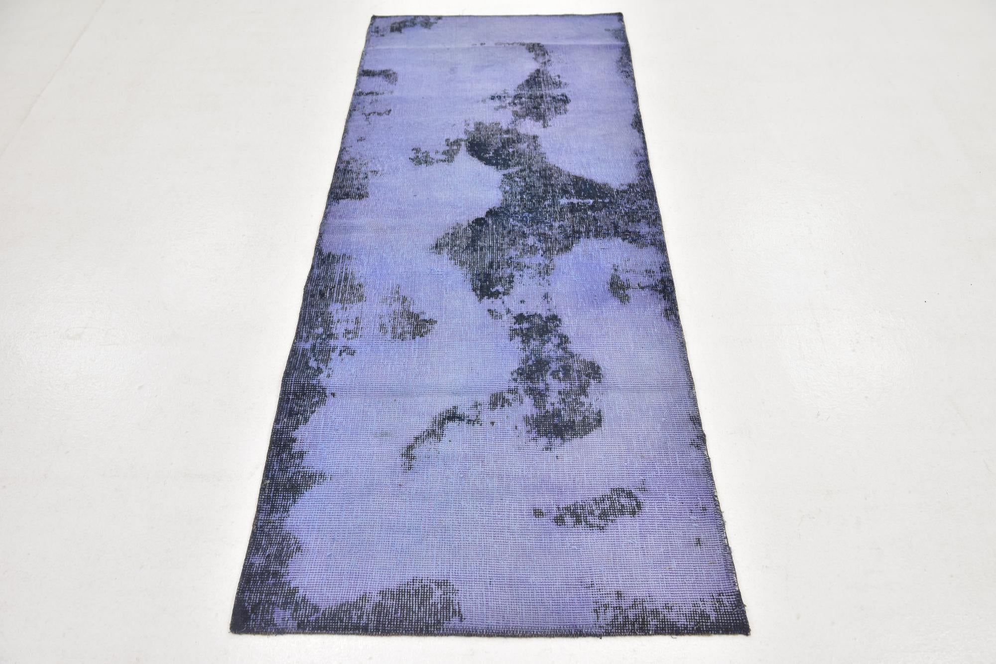 2' 7 x 6' 5 Hand Knotted Ultra Vintage Persian Wool Runner Rug