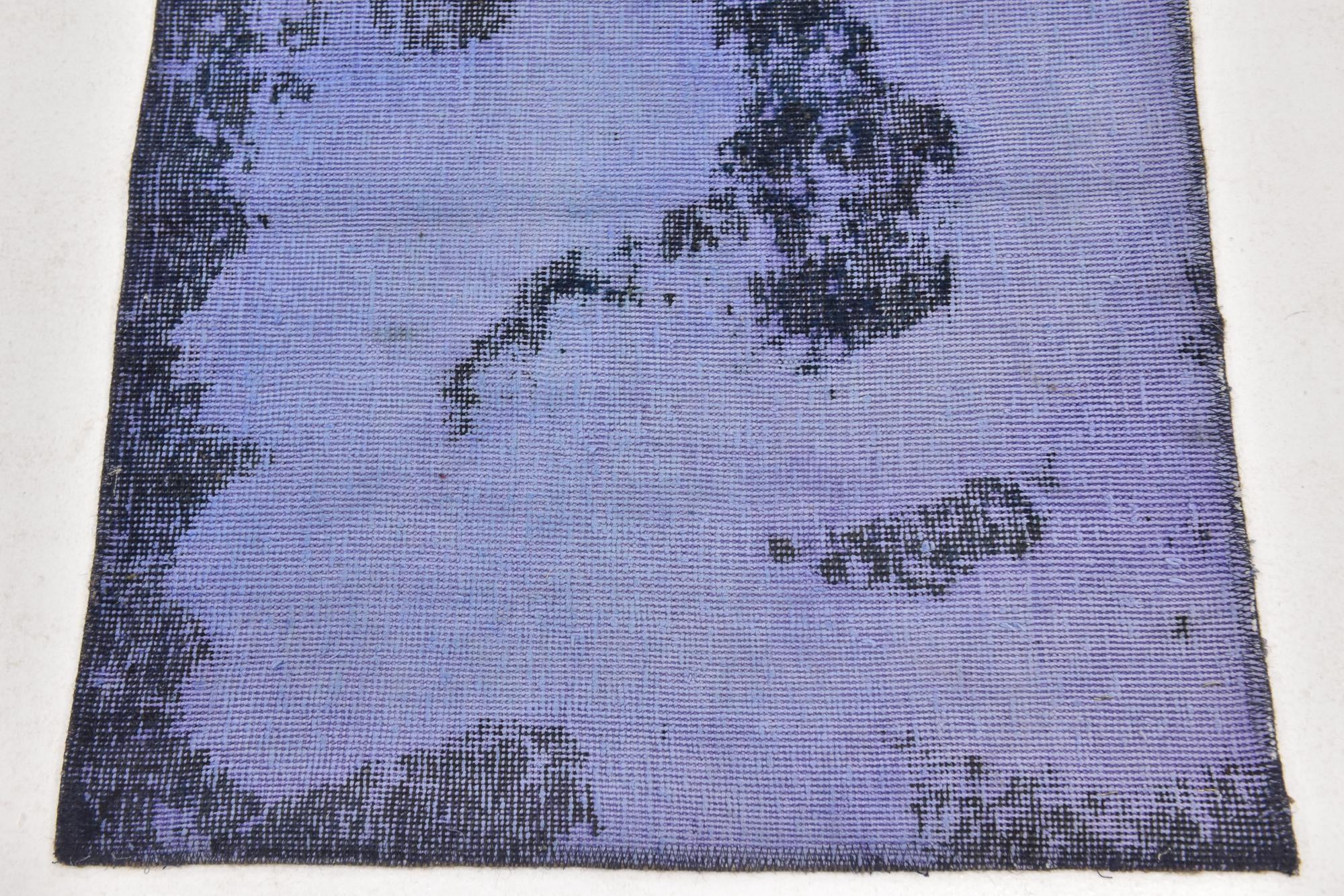2' 7 x 6' 5 Hand Knotted Ultra Vintage Persian Wool Runner Rug