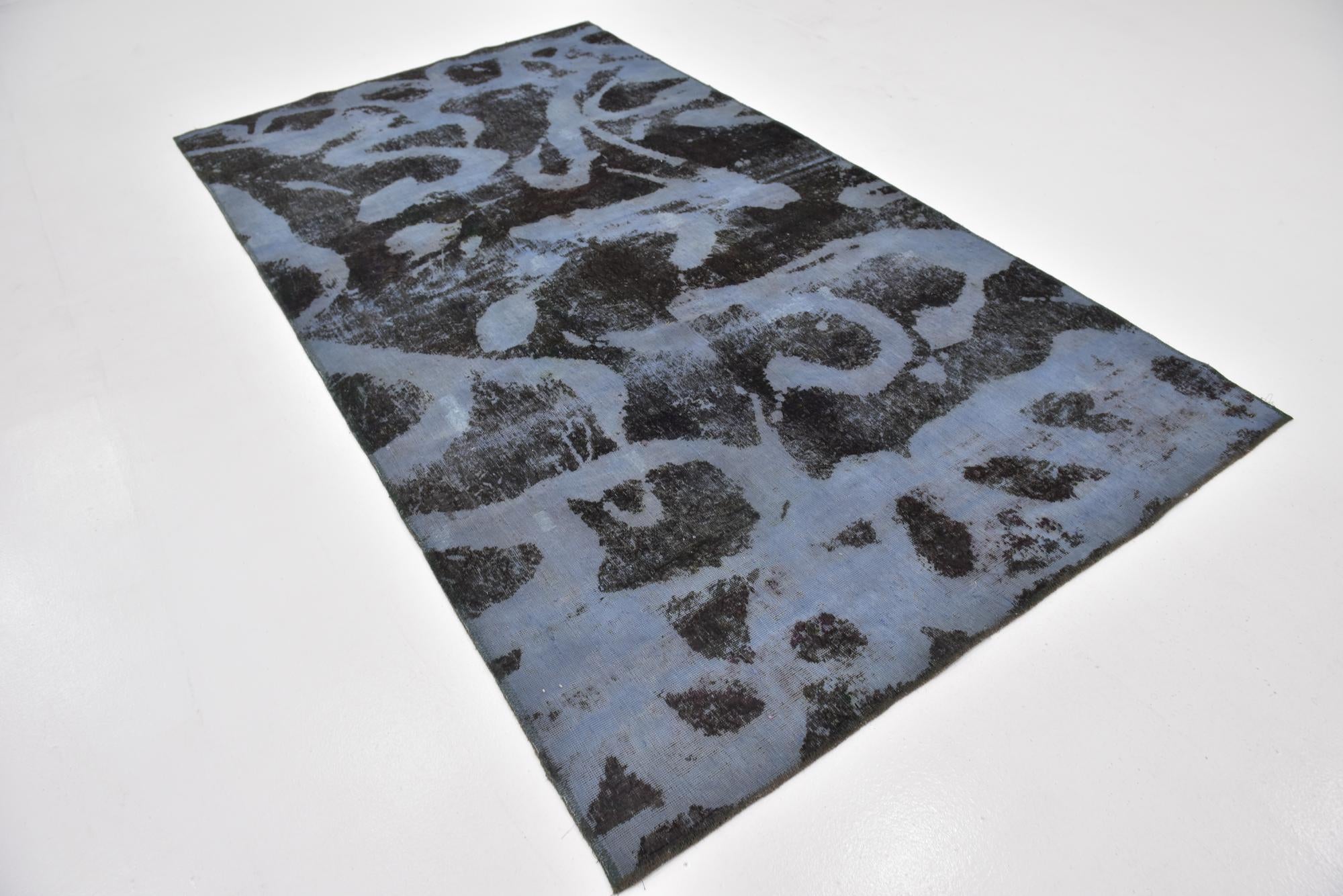 5' 3 x 9' 6 Hand Knotted Ultra Vintage Persian Wool Runner Rug