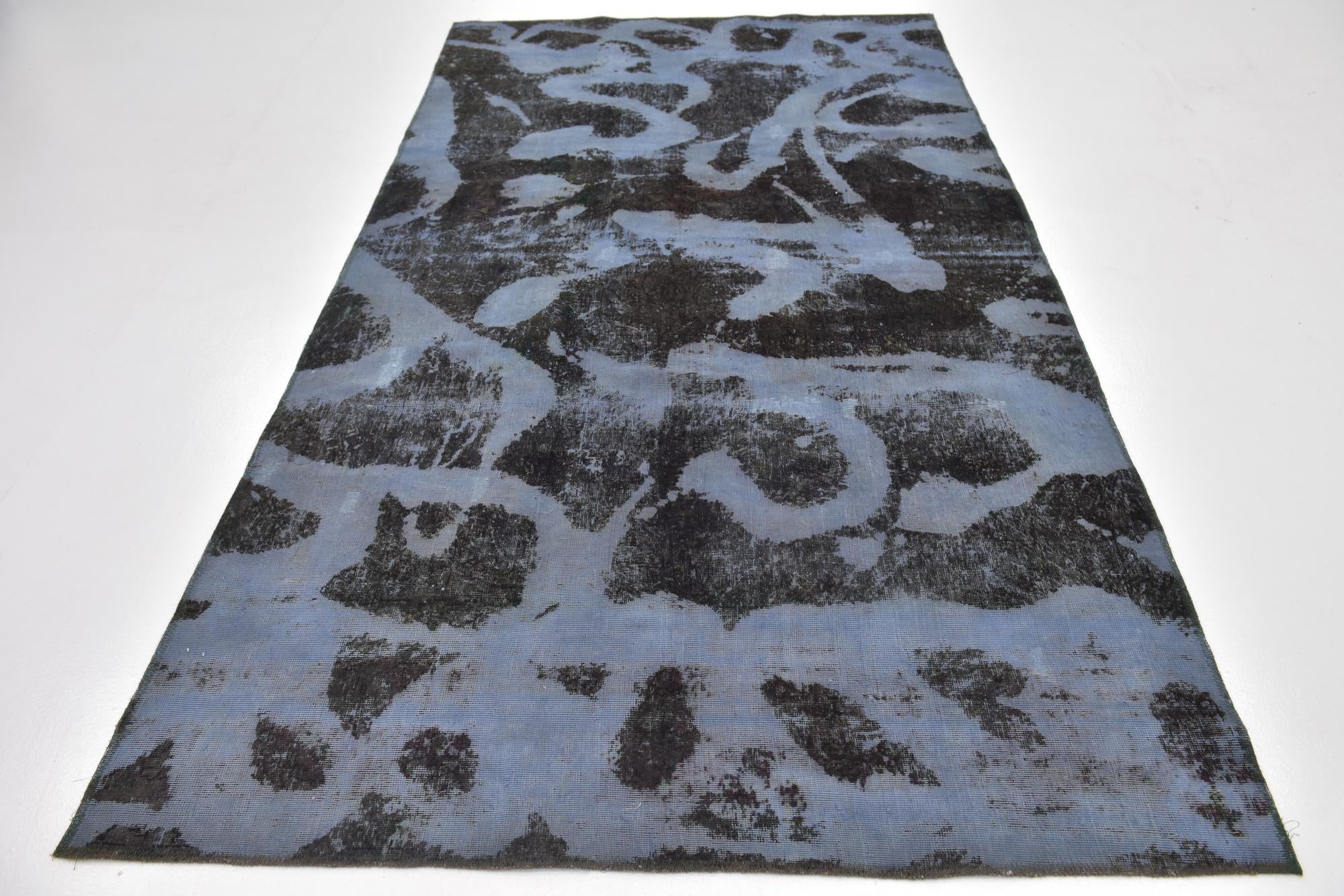 5' 3 x 9' 6 Hand Knotted Ultra Vintage Persian Wool Runner Rug