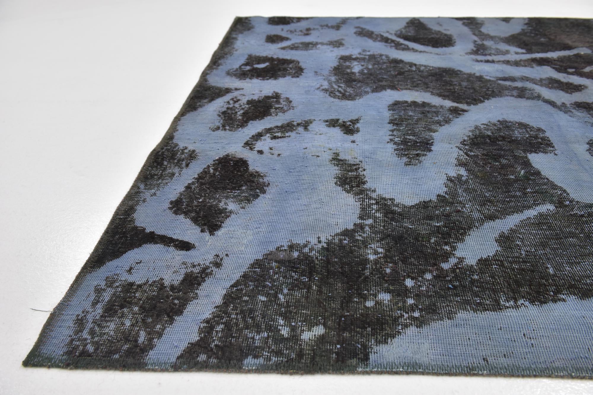 5' 3 x 9' 6 Hand Knotted Ultra Vintage Persian Wool Runner Rug