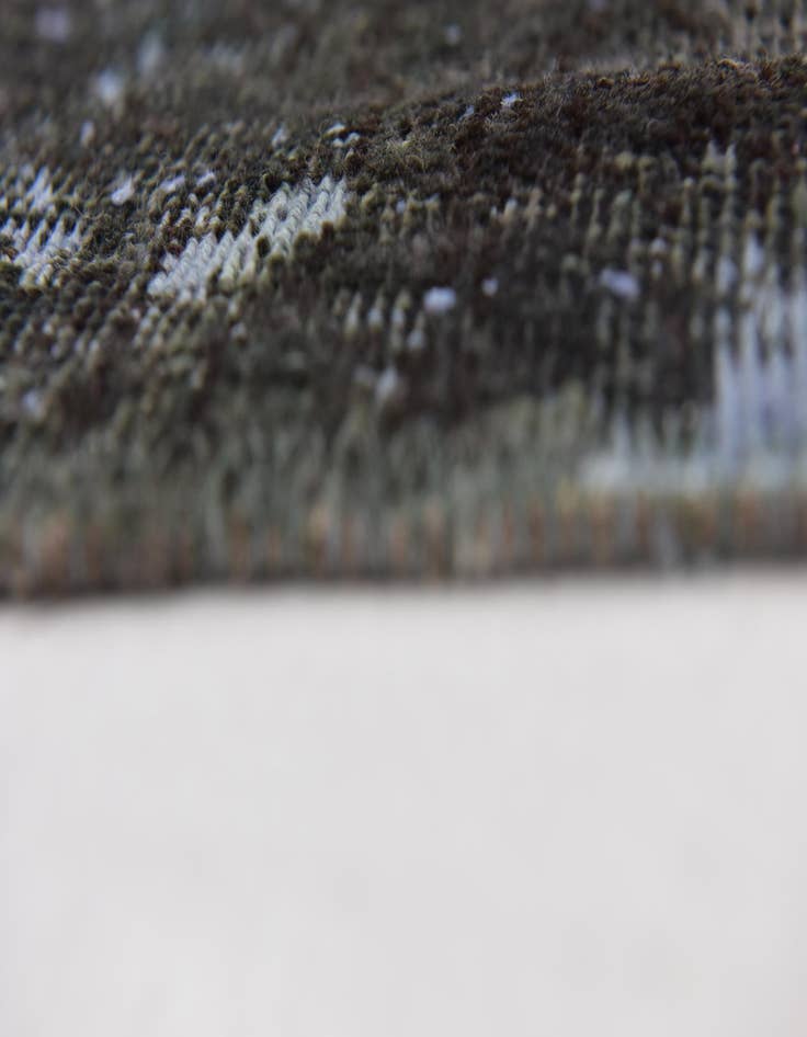 Detail image of 5' 3 x 9' 6  Hand Knotted Ultra Vintage Persian Wool Runner Rug