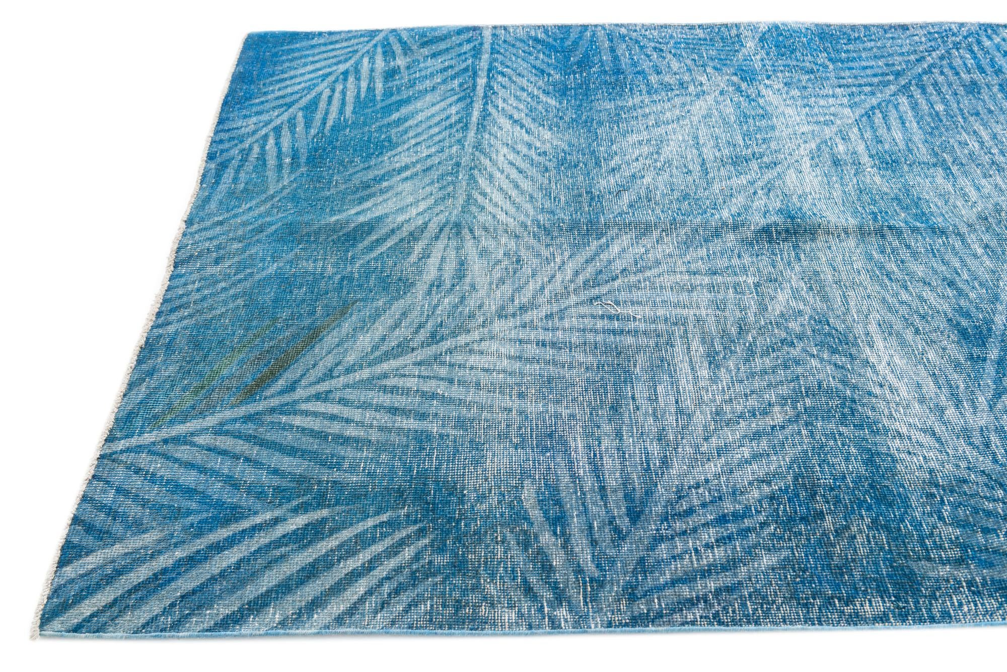4' 4 x 15' 2 Hand Knotted Ultra Vintage Persian Wool Runner Rug