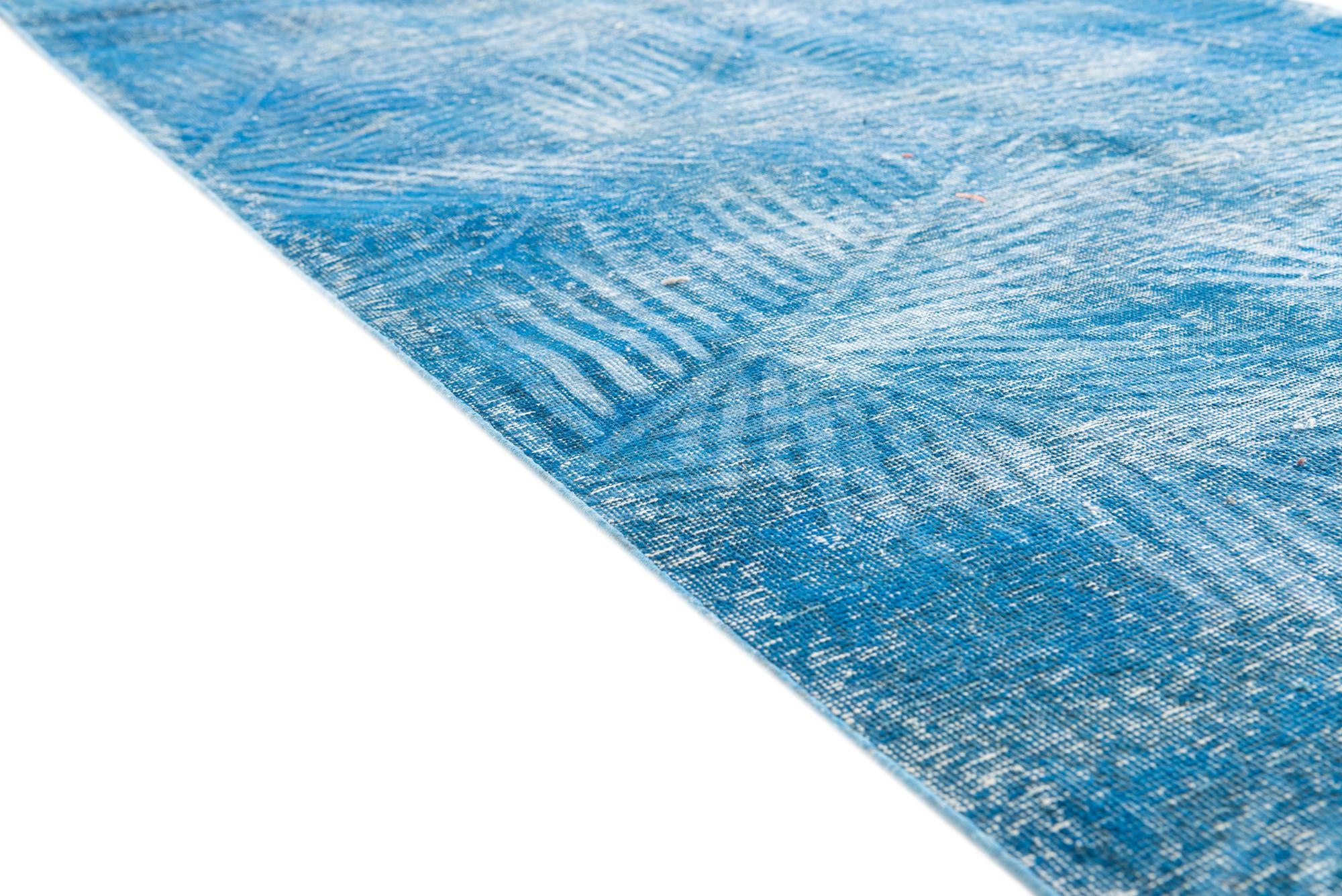 4' 4 x 15' 2 Hand Knotted Ultra Vintage Persian Wool Runner Rug