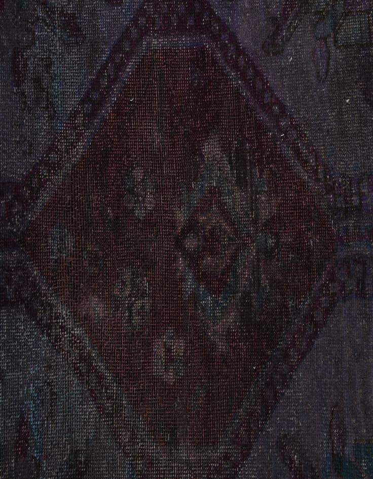 Detail image of 4' 9 x 12' 1  Hand Knotted Ultra Vintage Persian Wool Runner Rug