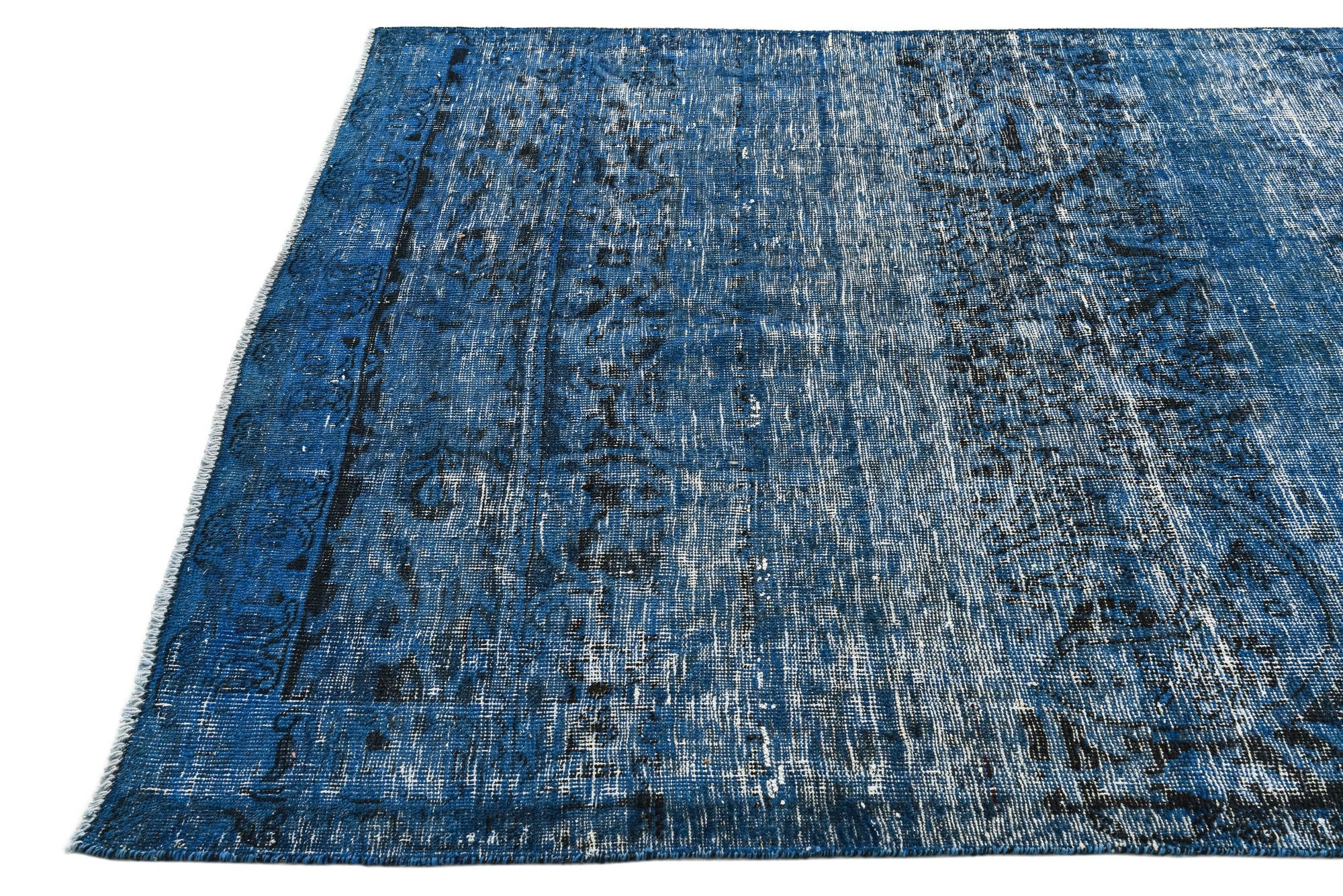 5' 8 x 11' 1 Hand Knotted Ultra Vintage Persian Wool Runner Rug