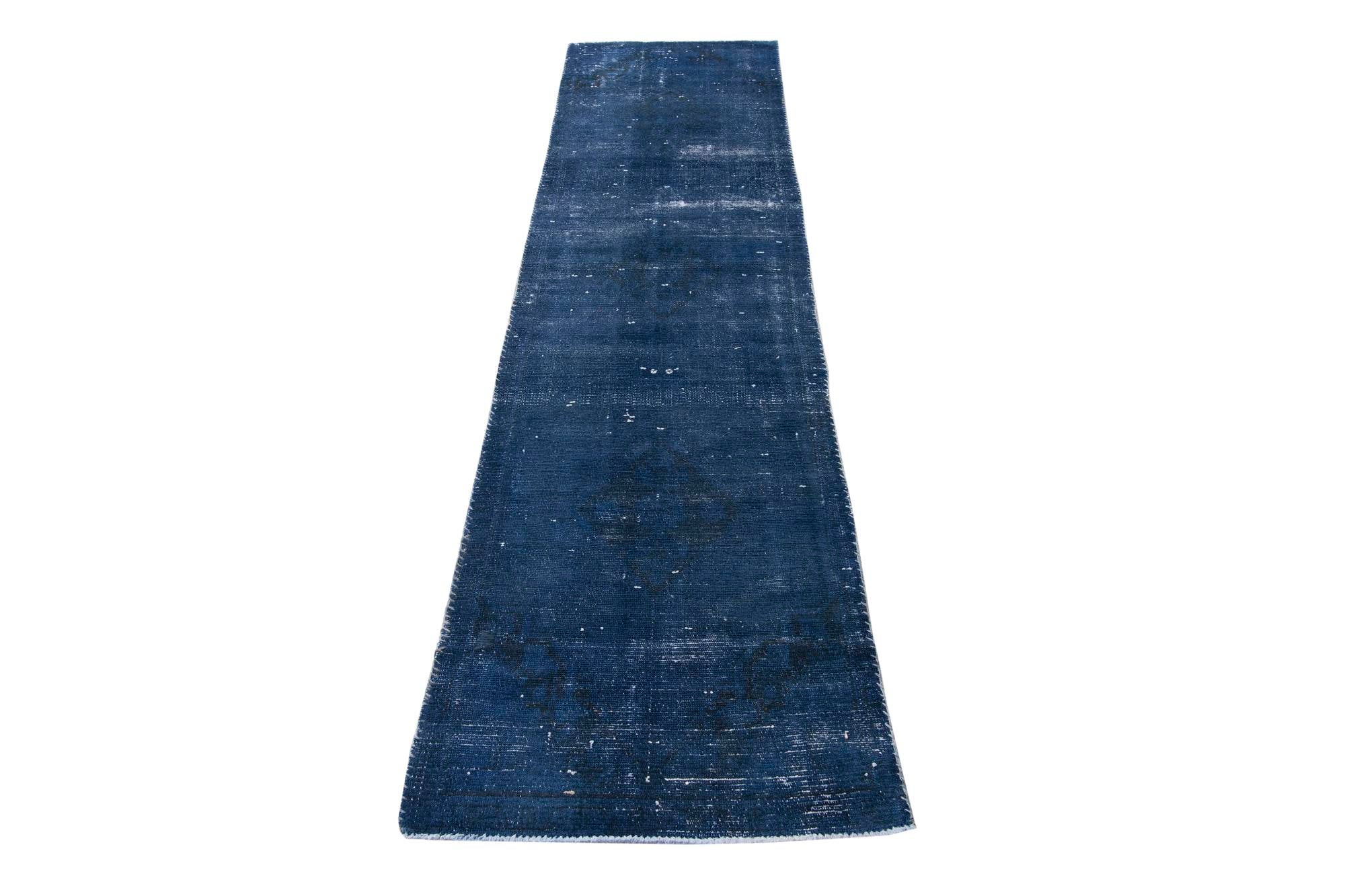 2' 5 x 9' 8 Hand Knotted Ultra Vintage Persian Wool Runner Rug