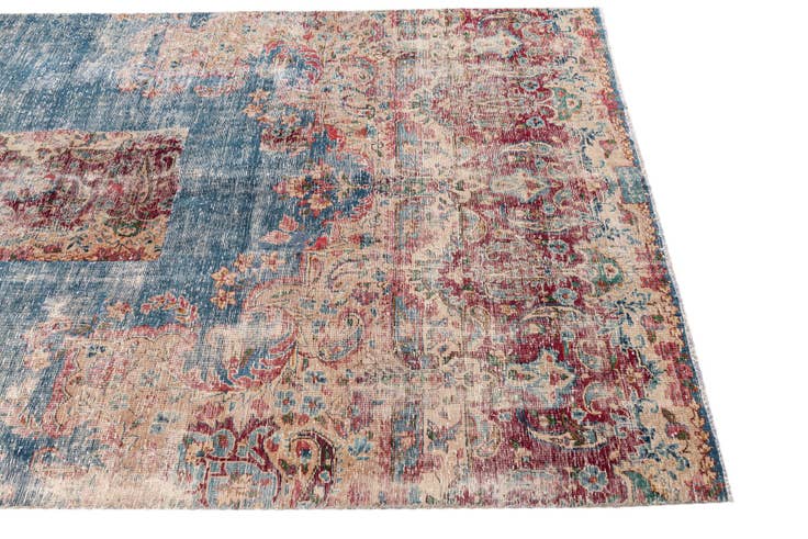Detail image of 4' 9 x 9' 4 Hand Knotted Ultra Vintage Persian Wool Runner Rug