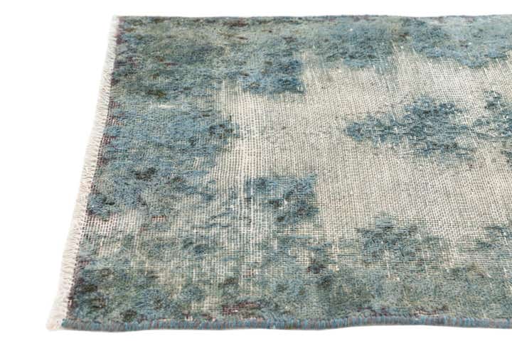 1' 9 x 3' 10 Hand Knotted Ultra Vintage Persian Wool Runner Rug
