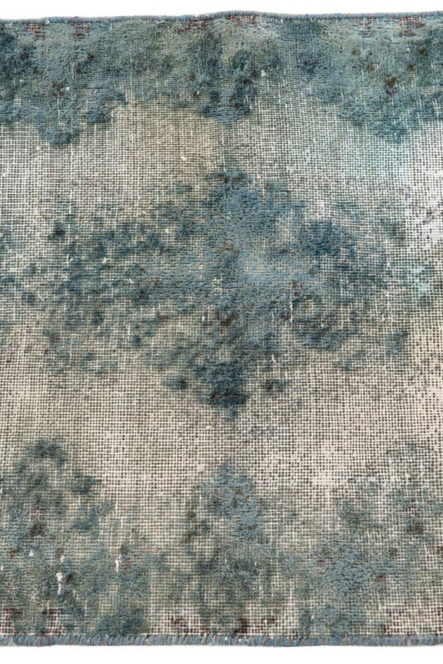 Detail image of 1' 9 x 3' 10 Hand Knotted Ultra Vintage Persian Wool Runner Rug