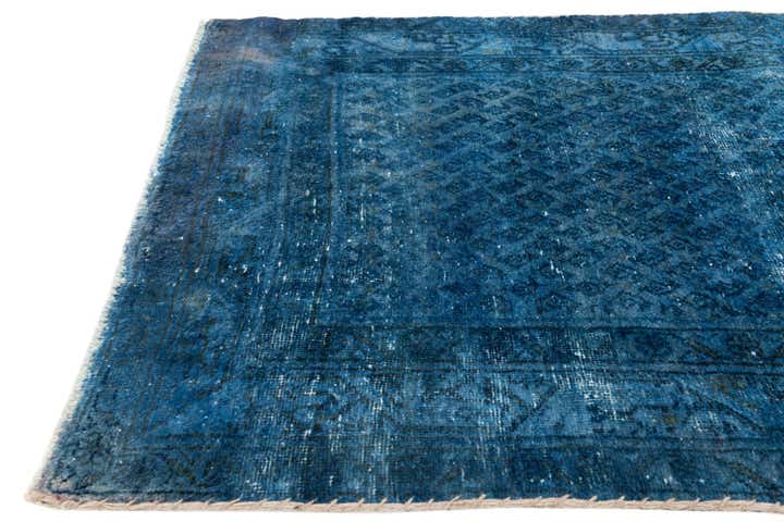 3' 7 x 15' 9 Hand Knotted Ultra Vintage Persian Wool Runner Rug