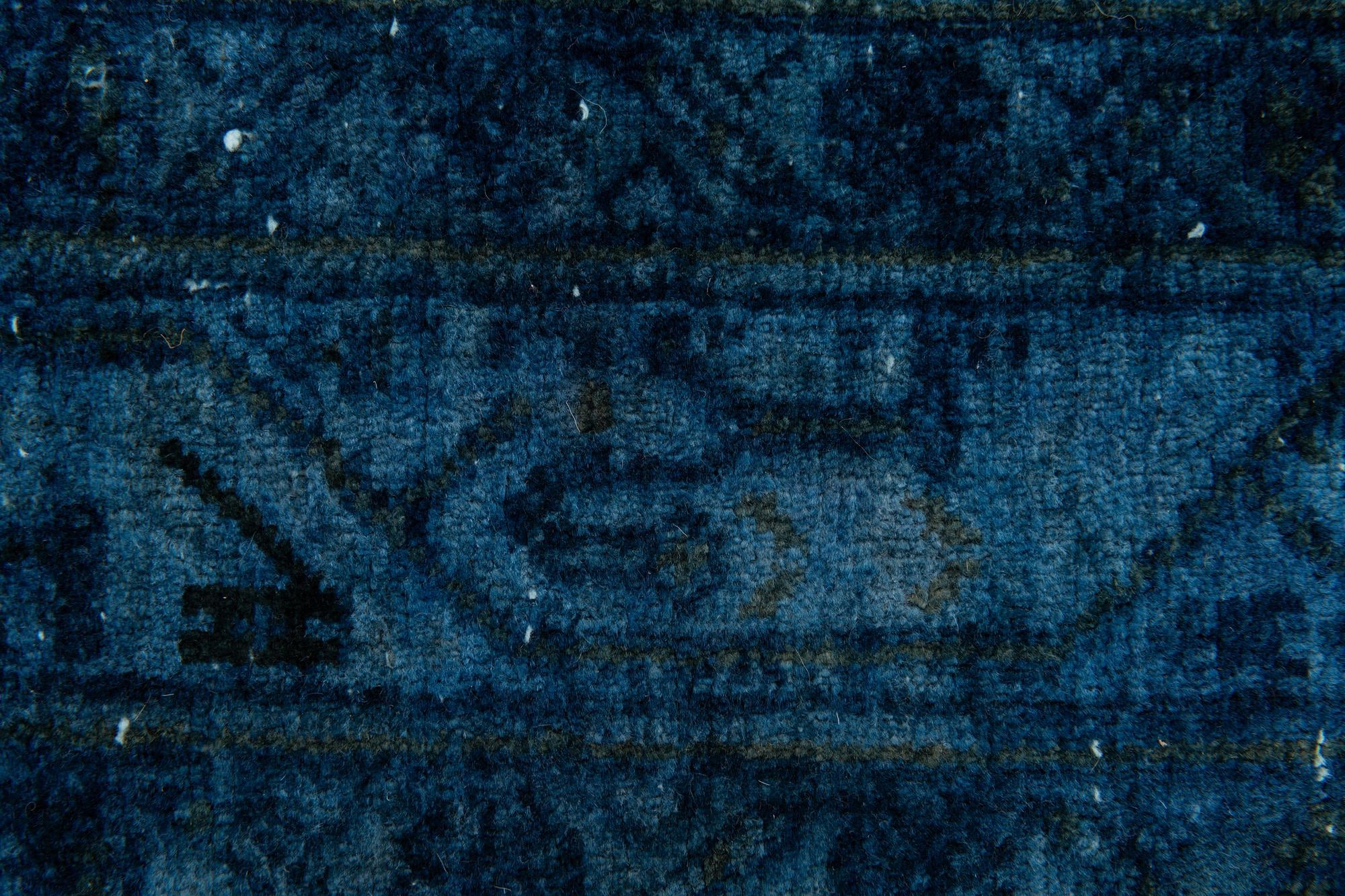 3' 7 x 15' 9 Hand Knotted Ultra Vintage Persian Wool Runner Rug