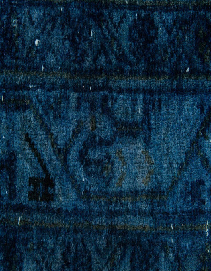 Detail image of 3' 7 x 15' 9  Hand Knotted Ultra Vintage Persian Wool Runner Rug