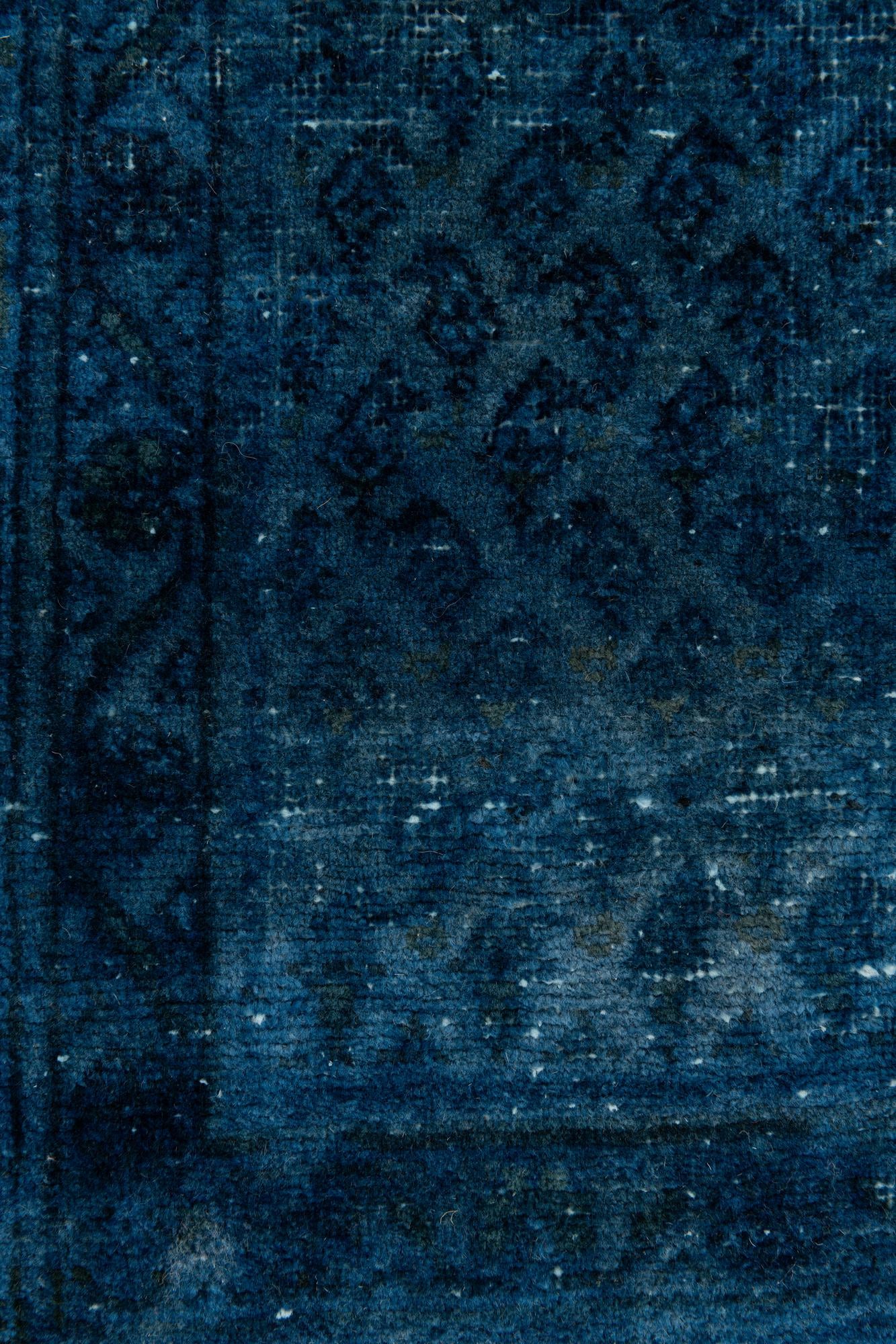 3' 7 x 15' 9 Hand Knotted Ultra Vintage Persian Wool Runner Rug