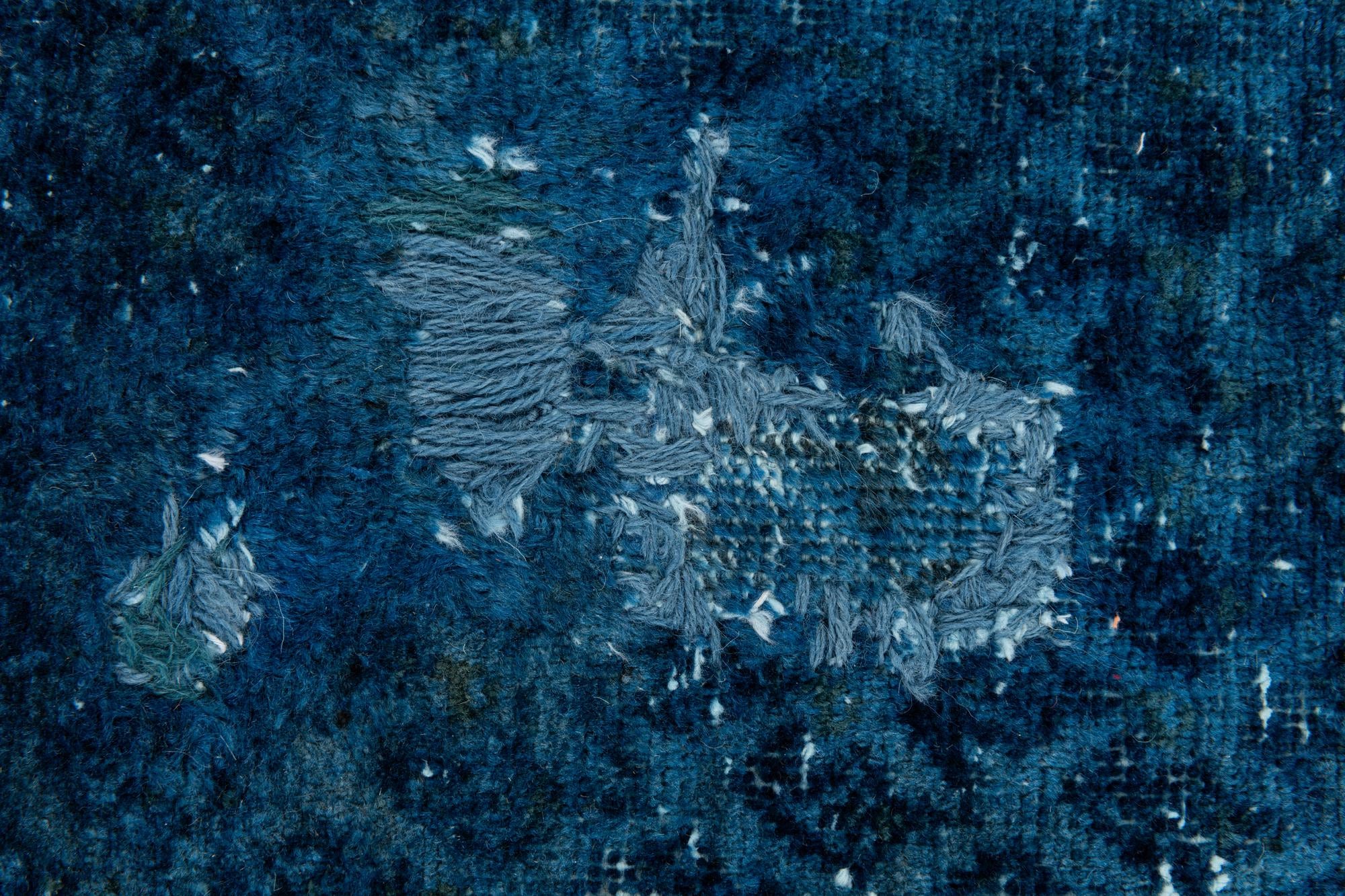 3' 7 x 15' 9 Hand Knotted Ultra Vintage Persian Wool Runner Rug