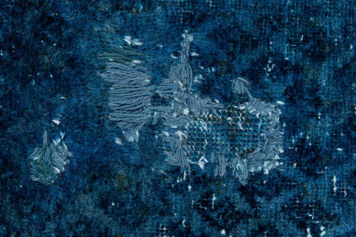 3' 7 x 15' 9 Hand Knotted Ultra Vintage Persian Wool Runner Rug