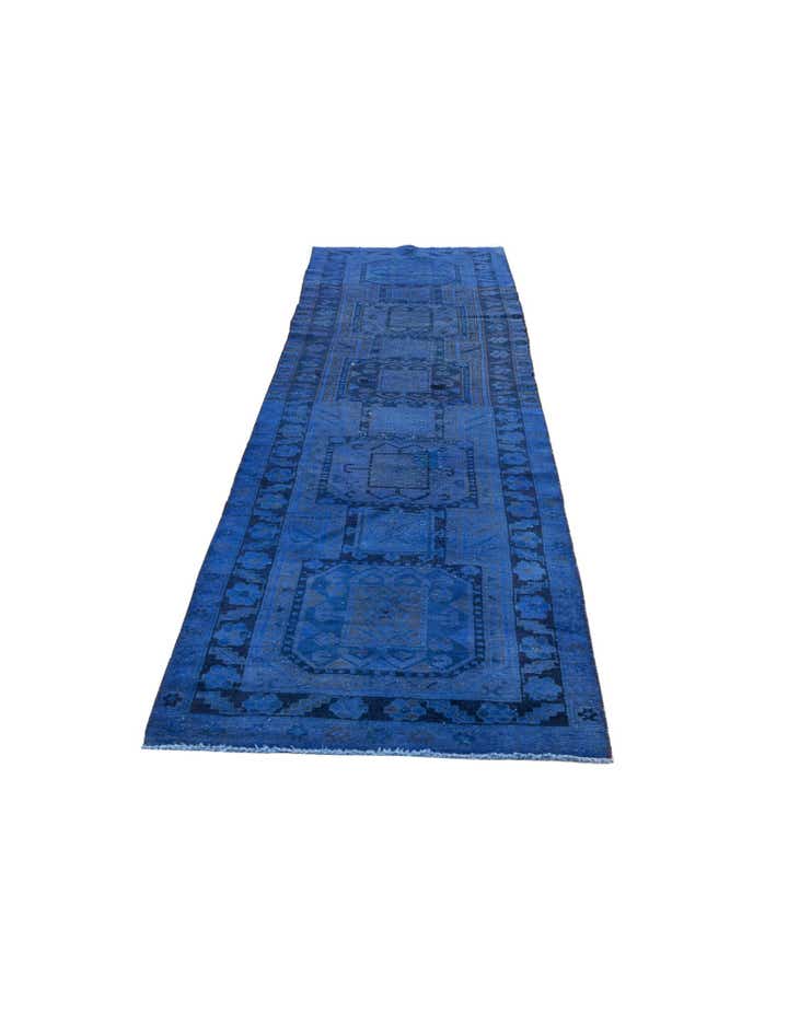 3' x 10' 2 Hand Knotted Ultra Vintage Persian Wool Runner Rug