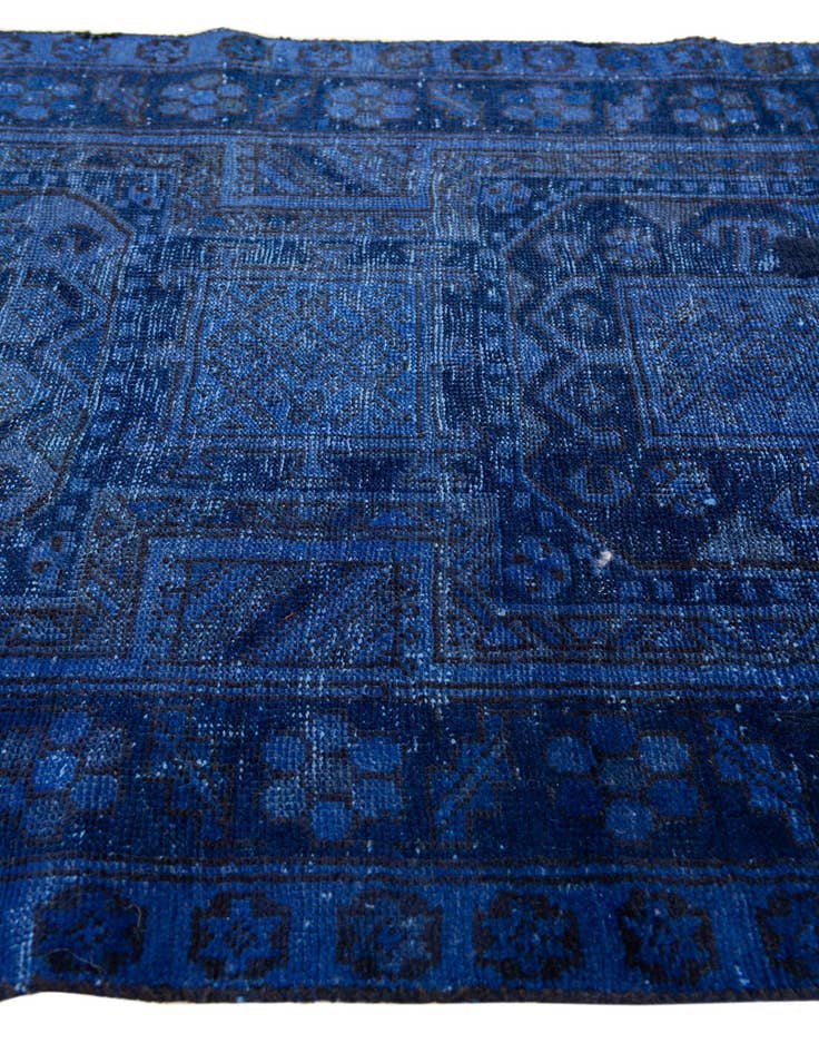 Detail image of 3' x 10' 2  Hand Knotted Ultra Vintage Persian Wool Runner Rug