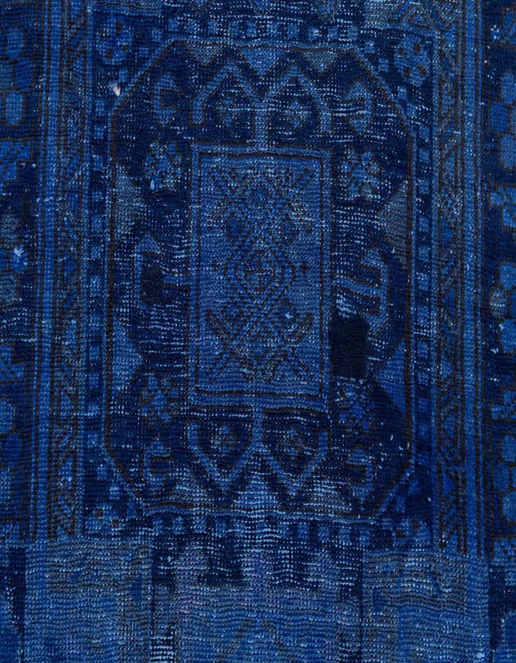 Detail image of 3' x 10' 2  Hand Knotted Ultra Vintage Persian Wool Runner Rug