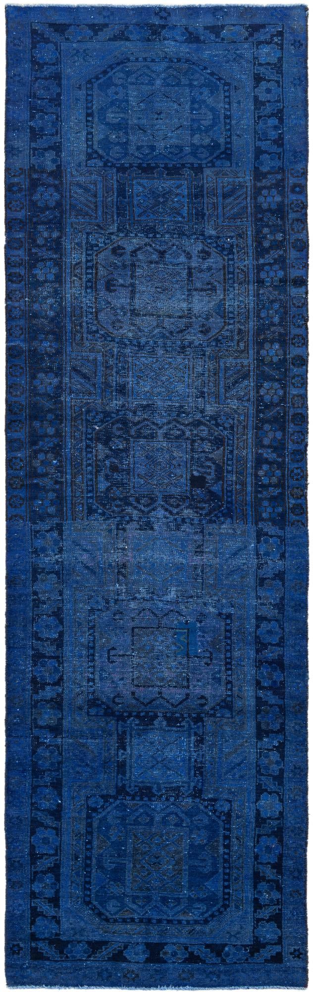 3' x 10' 2 Hand Knotted Ultra Vintage Persian Wool Runner Rug