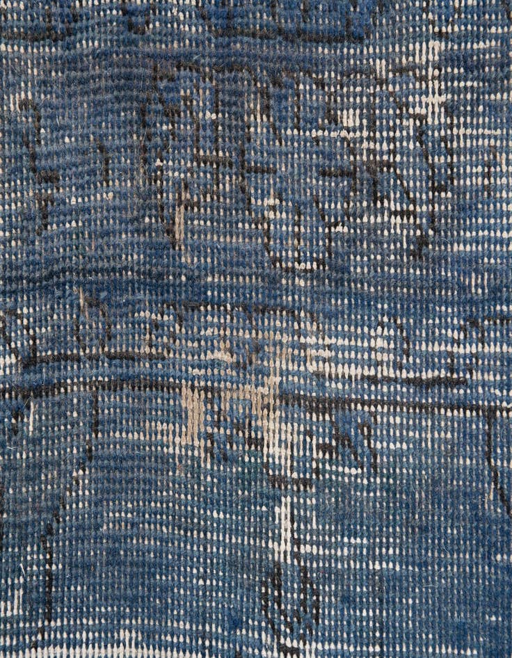 Detail image of 3' 2 x 12' 8  Hand Knotted Ultra Vintage Persian Wool Runner Rug