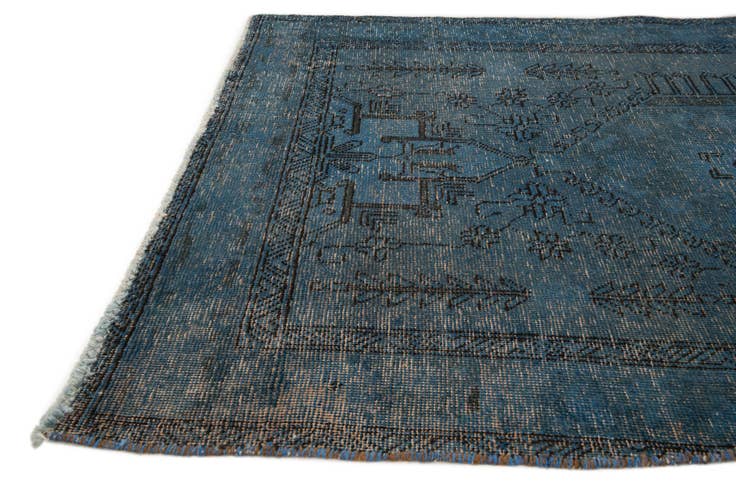 Detail image of 3' 6 x 12' 1 Hand Knotted Ultra Vintage Persian Wool Runner Rug