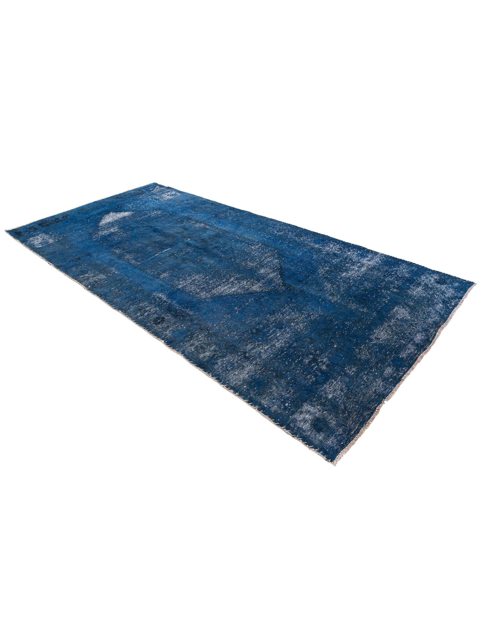 4' 9 x 9' 10 Hand Knotted Ultra Vintage Persian Wool Runner Rug