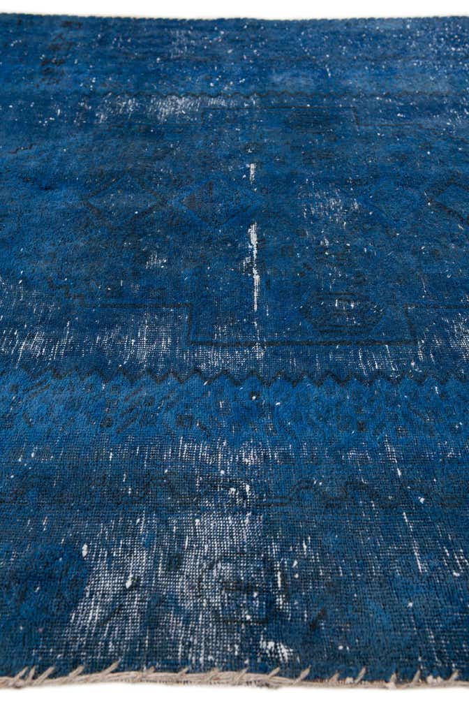 4' 9 x 9' 10 Hand Knotted Ultra Vintage Persian Wool Runner Rug