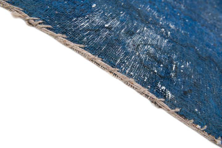 4' 9 x 9' 10 Hand Knotted Ultra Vintage Persian Wool Runner Rug