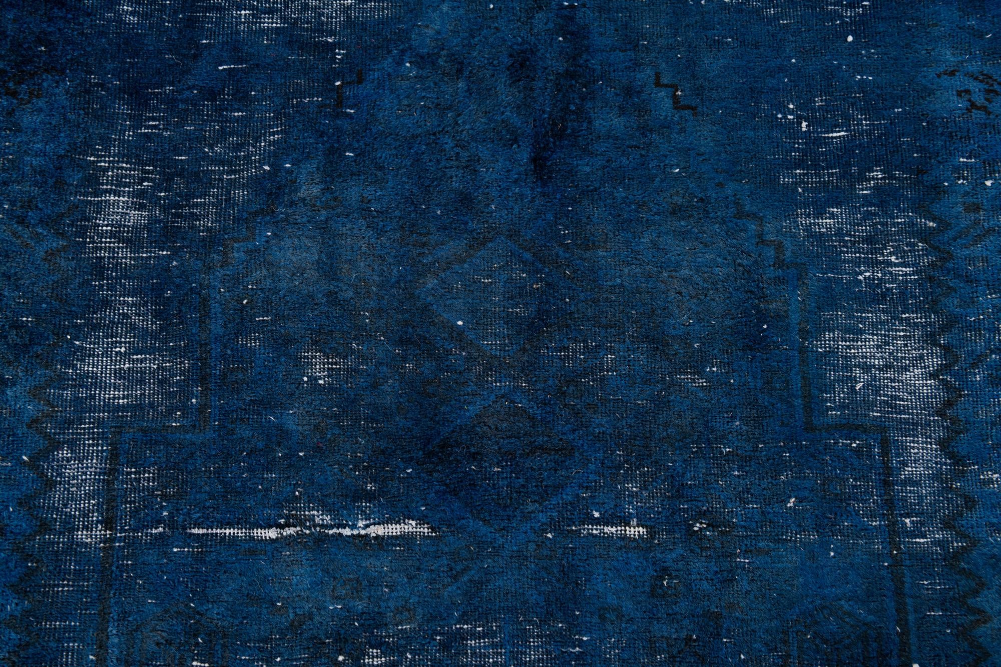 4' 9 x 9' 10 Hand Knotted Ultra Vintage Persian Wool Runner Rug