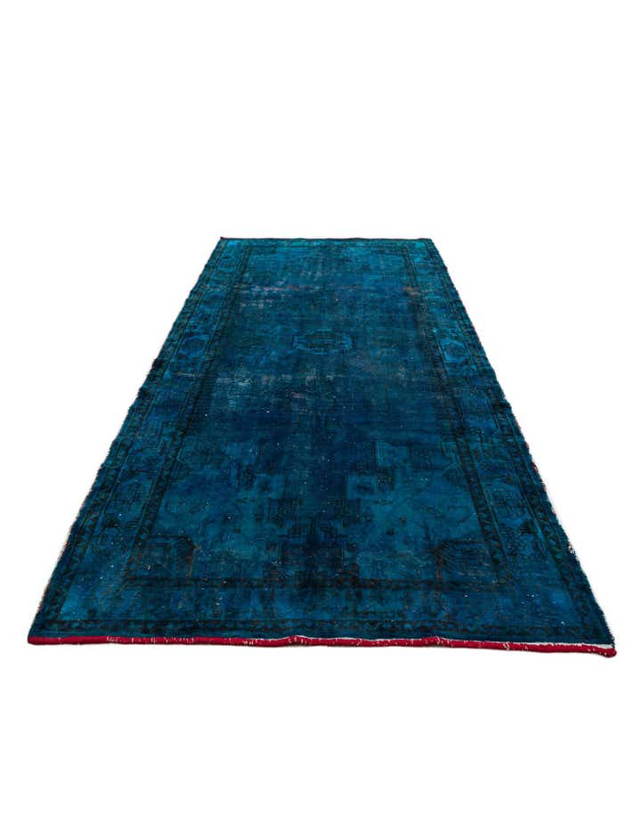 5' 5 x 10' 2 Hand Knotted Ultra Vintage Persian Wool Runner Rug