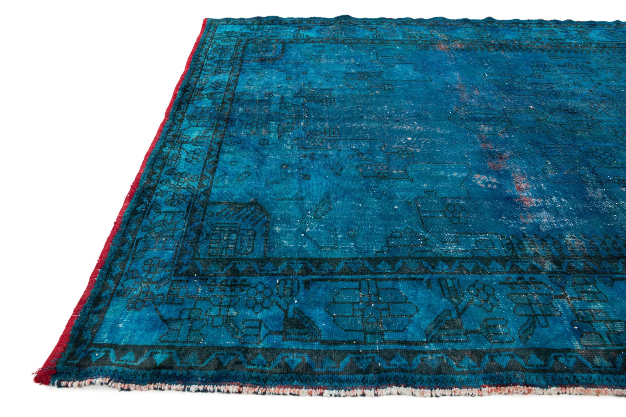 5' 5 x 10' 2 Hand Knotted Ultra Vintage Persian Wool Runner Rug