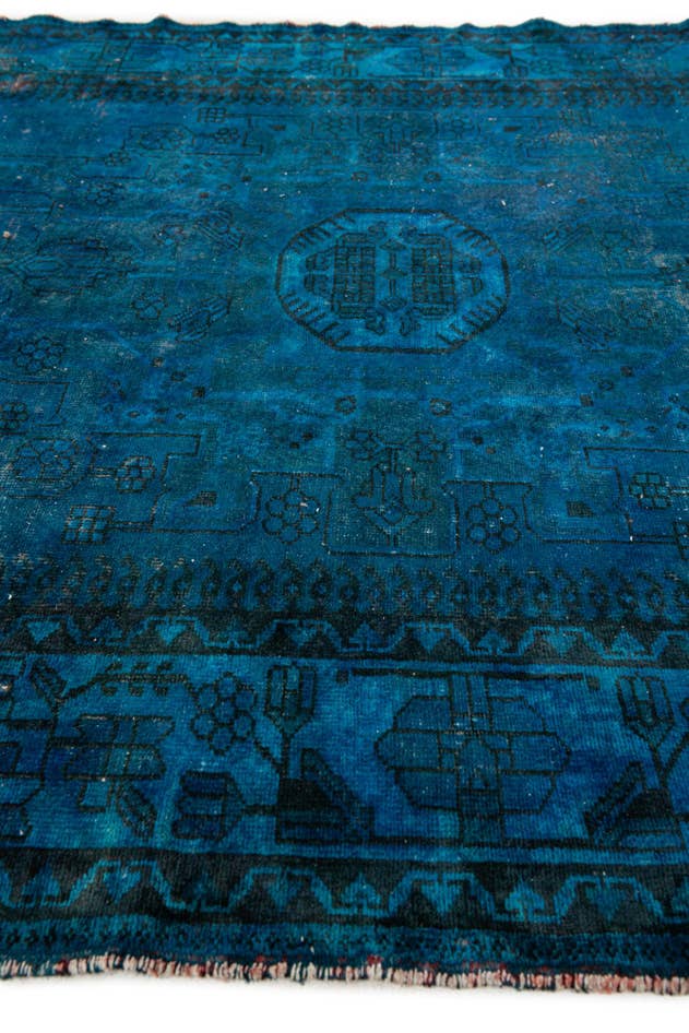 Detail image of 5' 5 x 10' 2 Hand Knotted Ultra Vintage Persian Wool Runner Rug