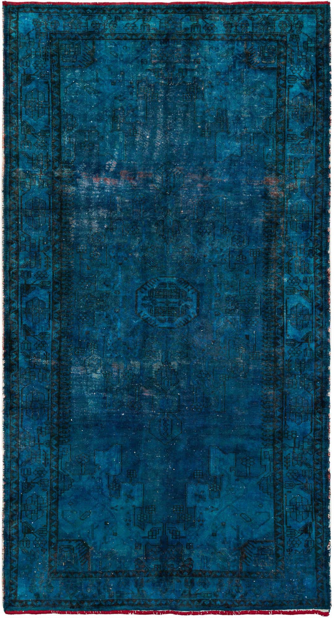 5' 5 x 10' 2 Hand Knotted Ultra Vintage Persian Wool Runner Rug