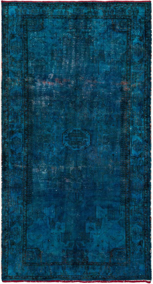 Detail image of 5' 5 x 10' 2 Hand Knotted Ultra Vintage Persian Wool Runner Rug