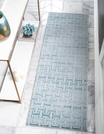 Blue Uptown Runner Rug
