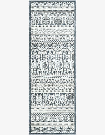 Jill Zarin Blue Uptown Cloisters Runner Rug
