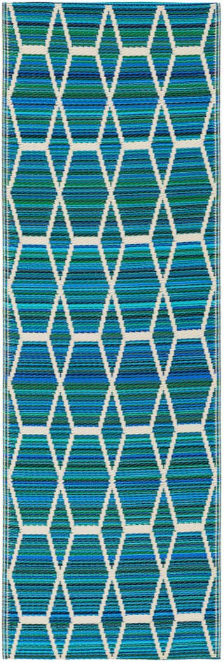 Detail image of 2' x 6' Easy-Clean Vista Breeze Indoor / Outdoor Runner Rug