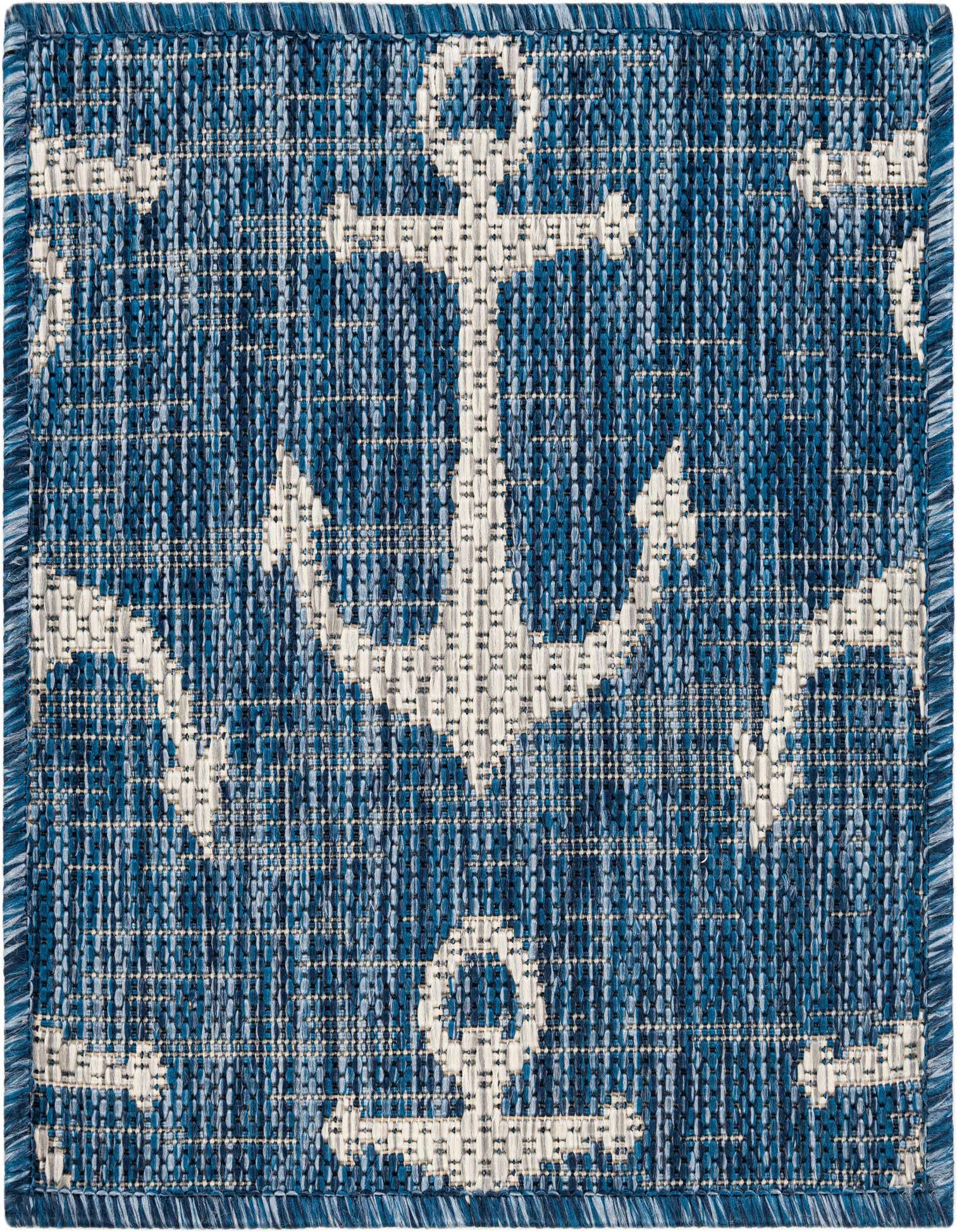 1' 4 x 1' 4 Easy-Clean Coastal Indoor / Outdoor Sample Rug